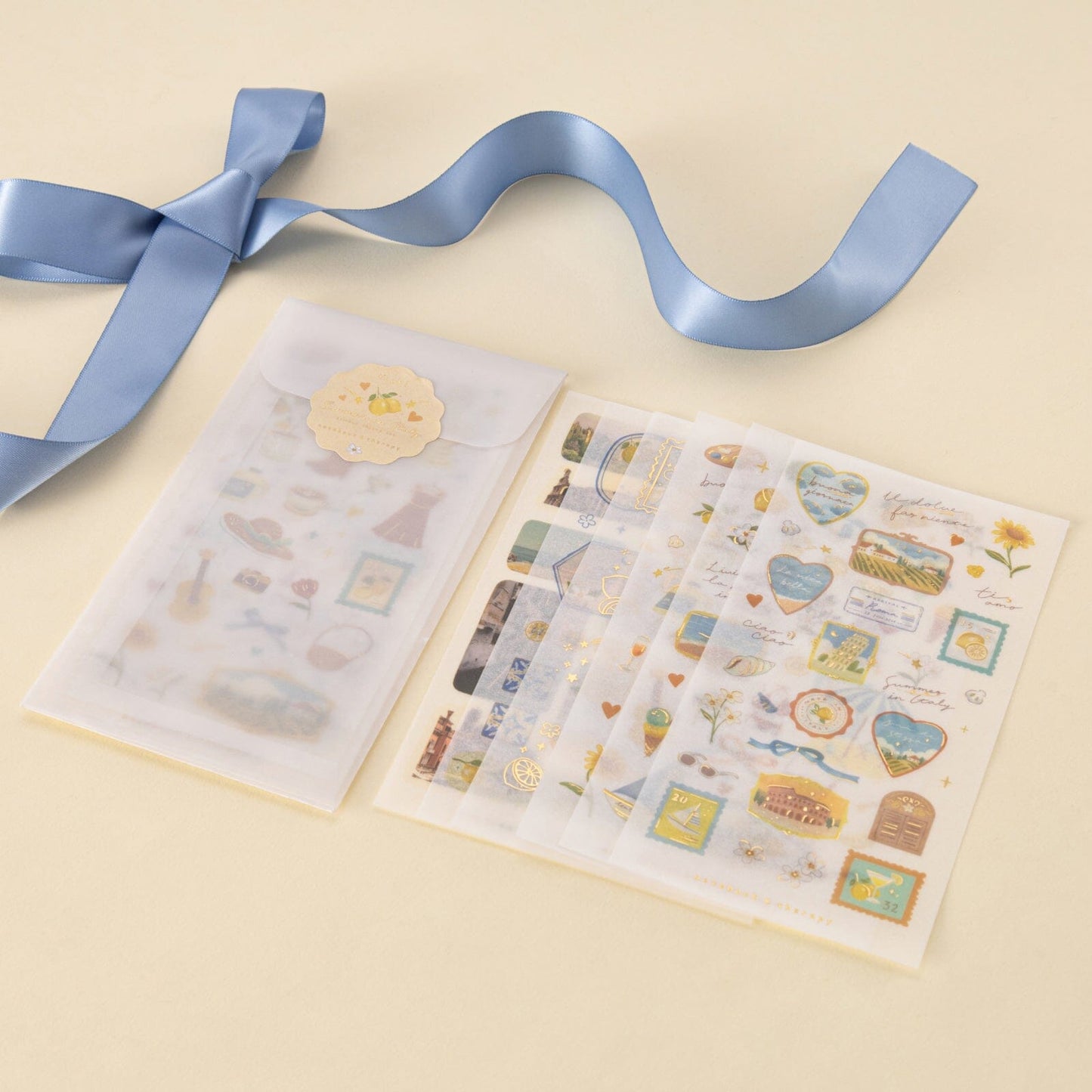 Tsuki ‘Summer in Italy’ Sticker Set ☾