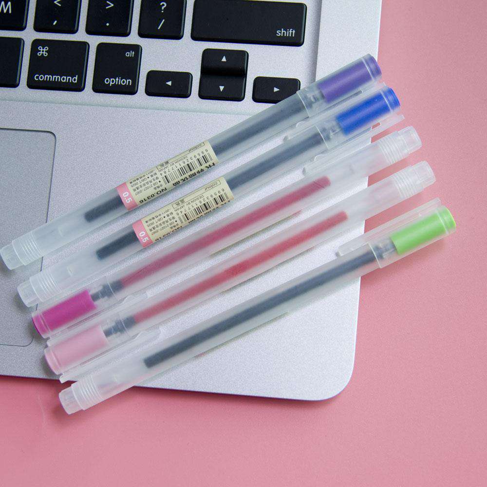 MUJI Style Gel Pens - Set of 12