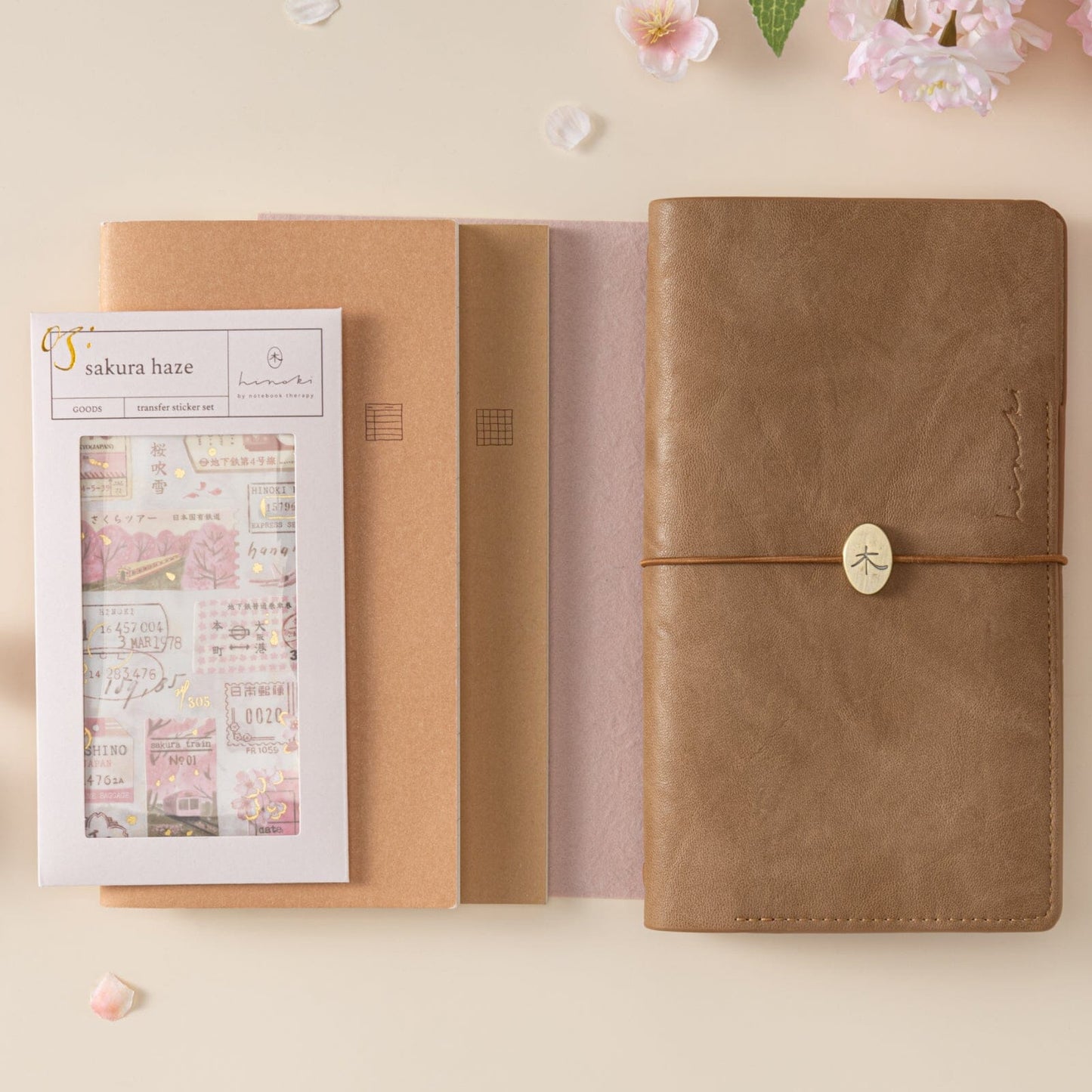 Hinoki - ‘Sakura Haze’ Print-On Sticker Set