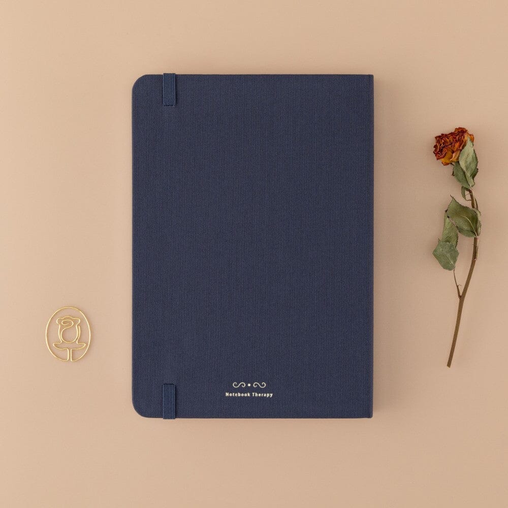 Tsuki ‘Vintage Rose’ Antique Blue Limited Edition Bullet Journal ☾