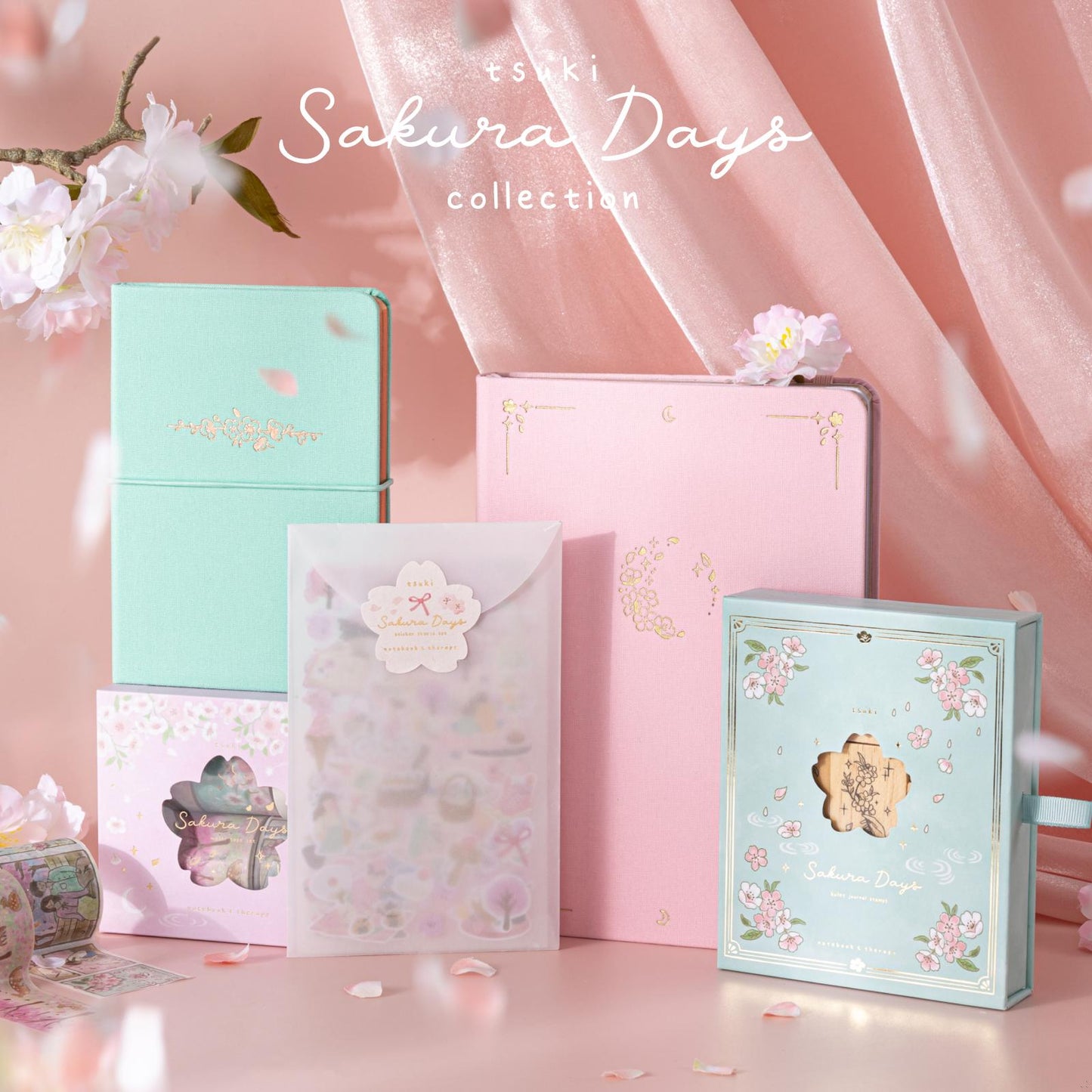 Tsuki ‘Sakura Days’ Bullet Journal Stamp Set ☾