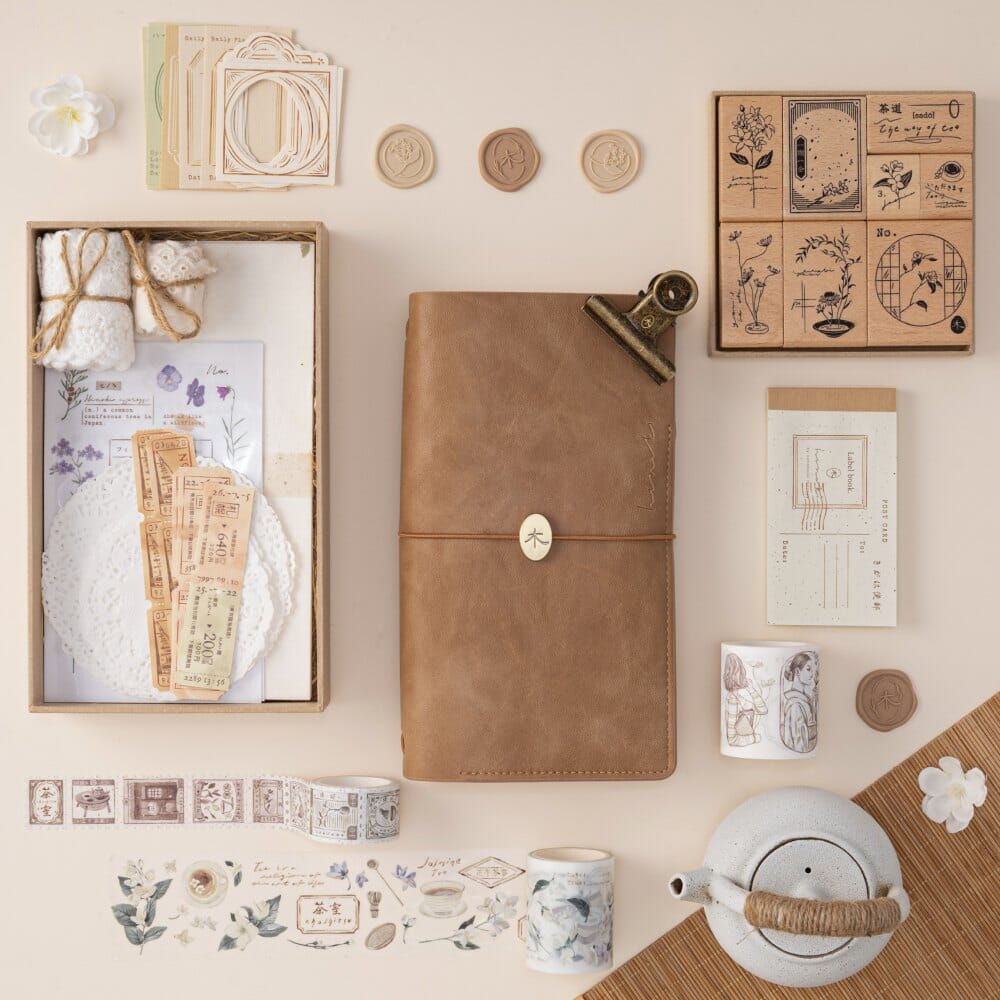 Hinoki - ‘Into the Tea Room’ PET + Washi Tape Set