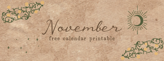 Mothly Calendar Printable
