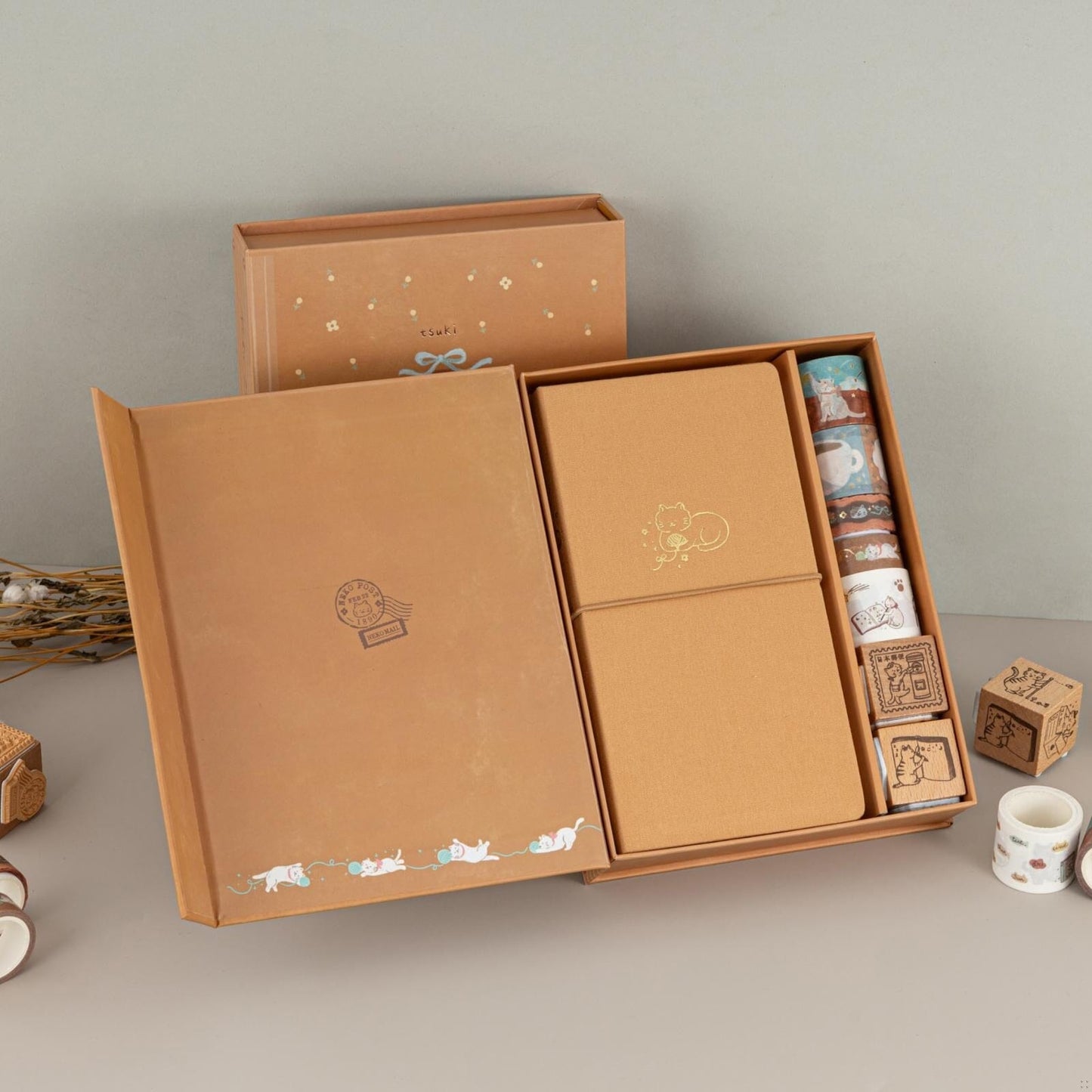 Tsuki ‘Neko Days’ Travel Notebook Gift Set ☾