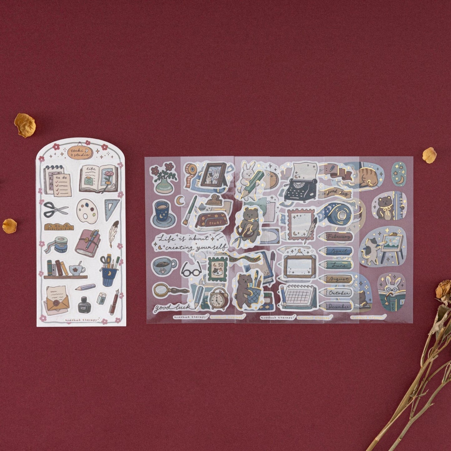 Tsuki ‘Tsuki Studio’ Sticker Set ☾