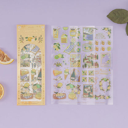 Tsuki Four Seasons: Summer Collector’s Edition 2025 3D Holographic Sticker Set ☾