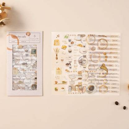 Hinoki - ‘Into the Cafe' Sticker Set