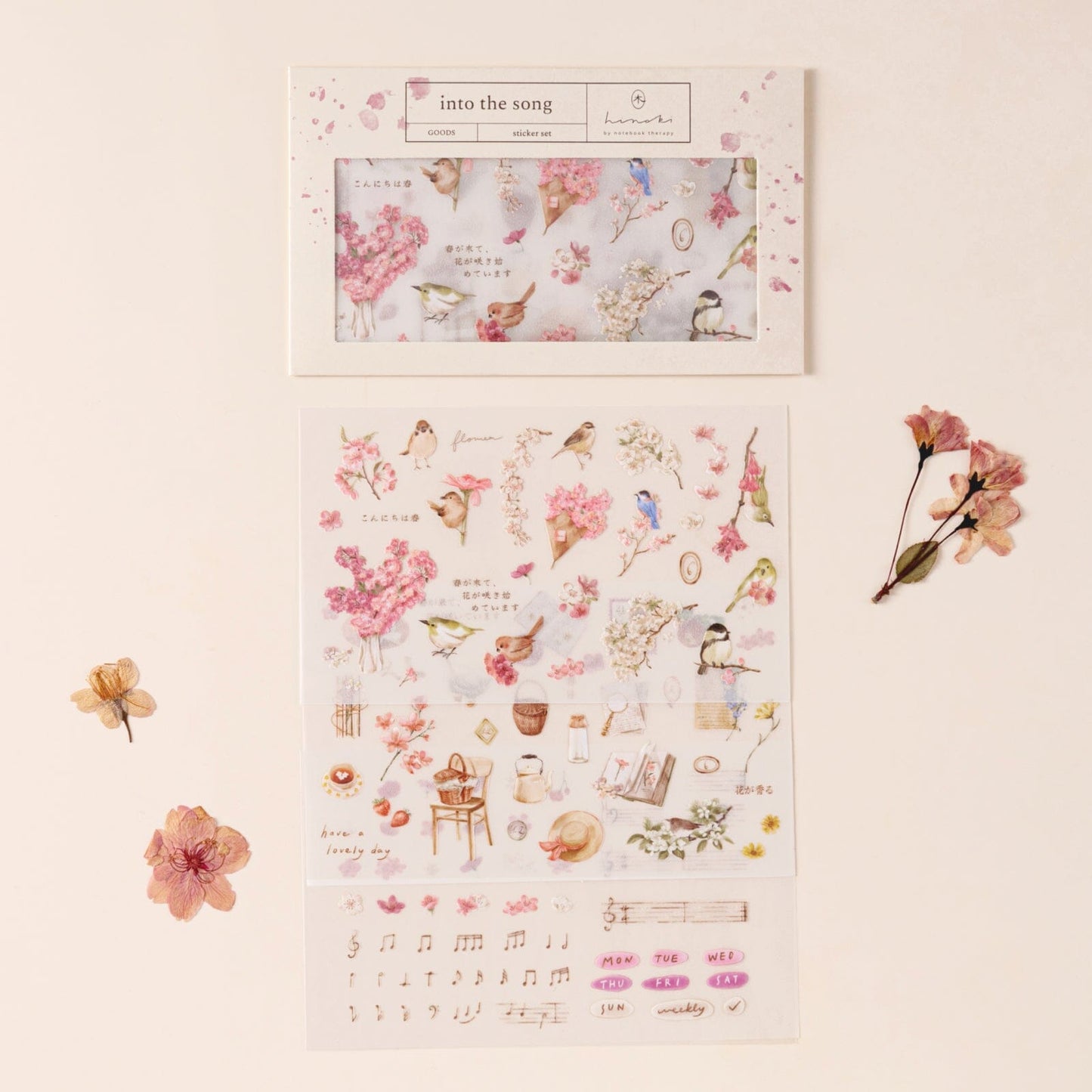 Hinoki - ‘Into the Song' Transfer Sticker Set