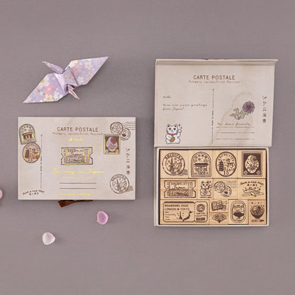Tsuki ‘Journey in Japan’ Bullet Journal Stamp Set ☾