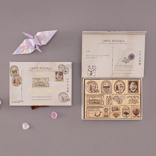 Tsuki ‘Journey in Japan’ Bullet Journal Stamp Set ☾