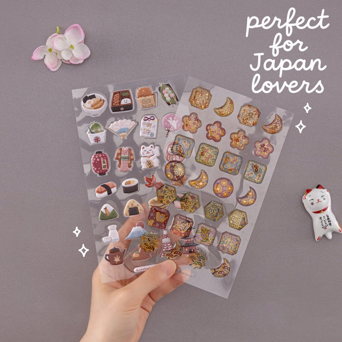Tsuki ‘Journey in Japan’ 3D Sticker Set ☾