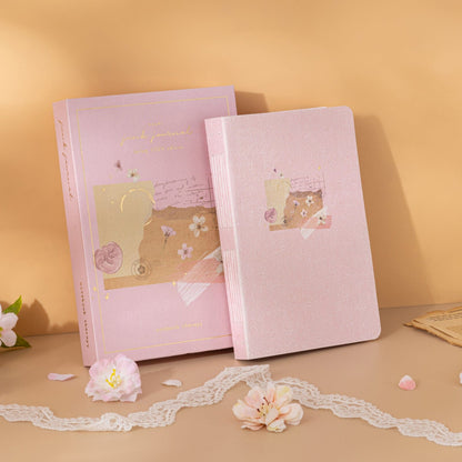 Tsuki Junk Journal Pink Spring Edition Notebook