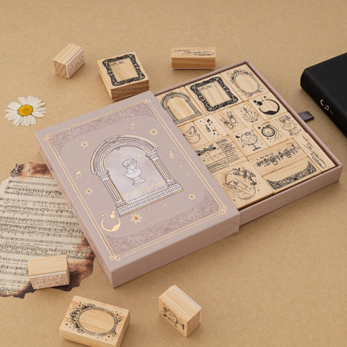 Tsuki ‘Light Academia’ Stamp Set ☾