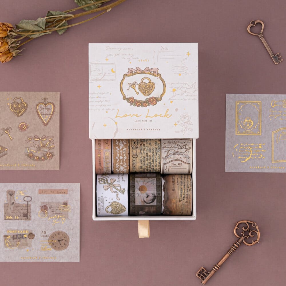 Tsuki ‘Love Lock’ Washi Tape Set ☾