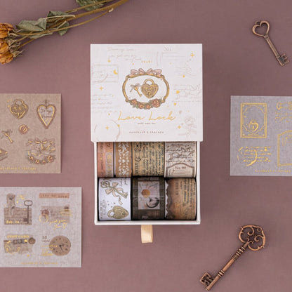 Tsuki ‘Love Lock’ Washi Tape Set ☾