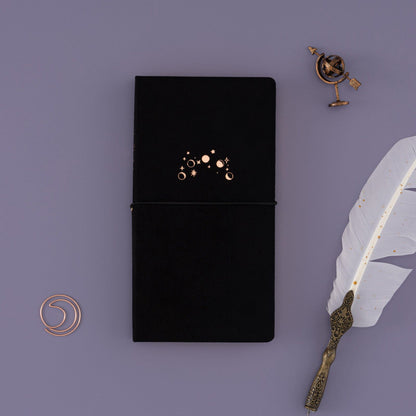 Tsuki ‘Moonlit Whisper’ Limited Edition Luxury Travel Notebook  ☾