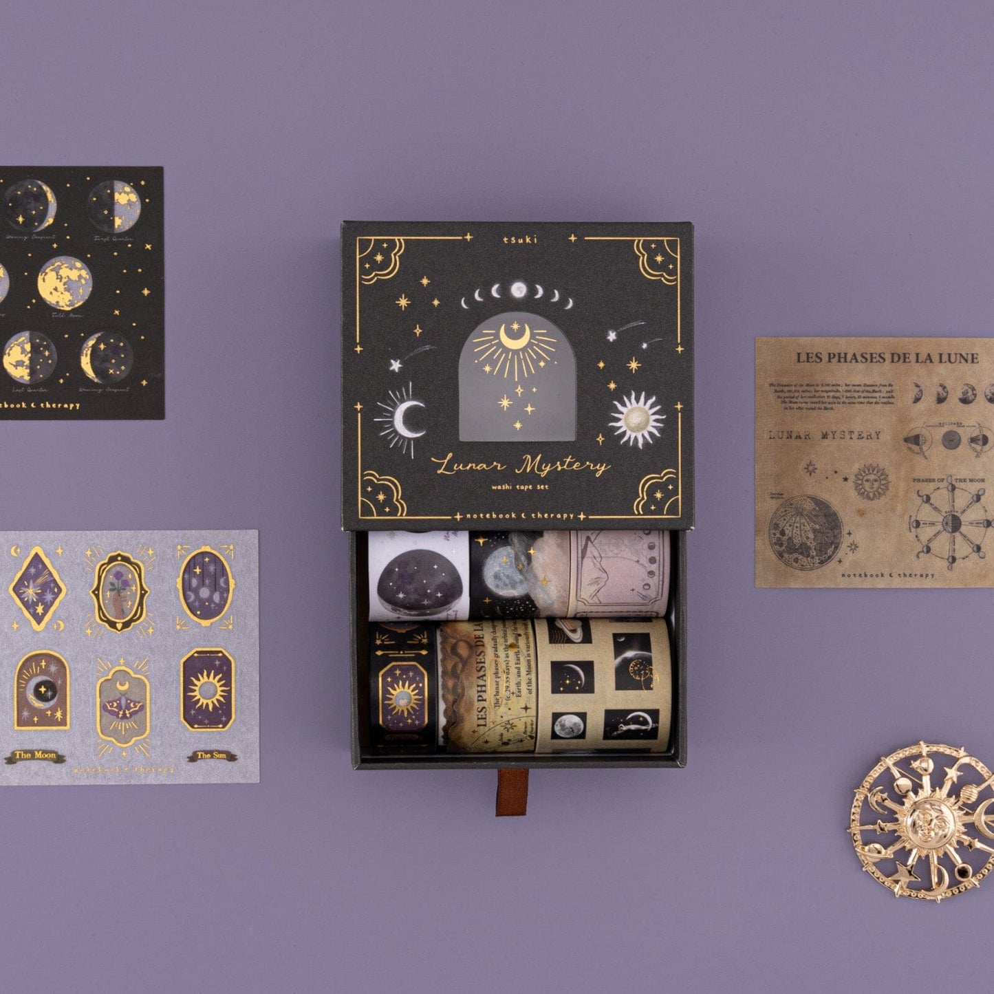 Tsuki ‘Lunar Mystery’ Washi Tape Set ☾