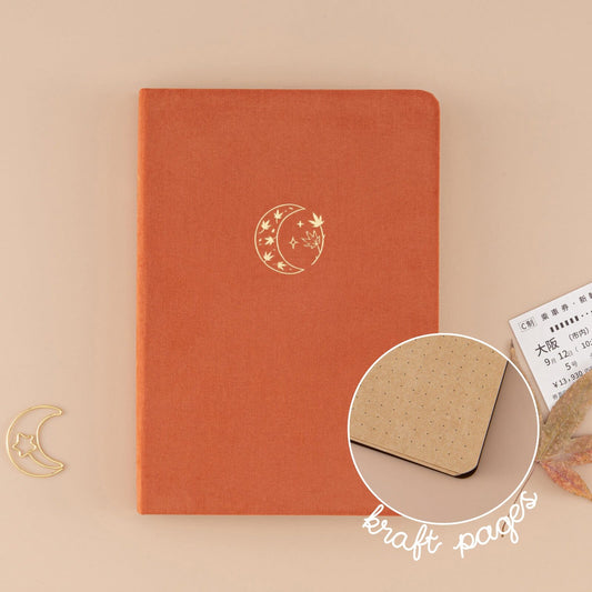 Tsuki ‘Maple Moon’ Kraft Paper Limited Edition Bullet Journal ☾