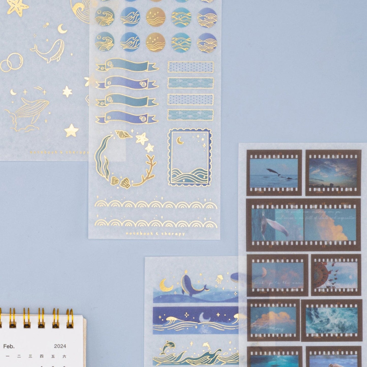 Tsuki ‘Ocean’ Sticker Set ☾