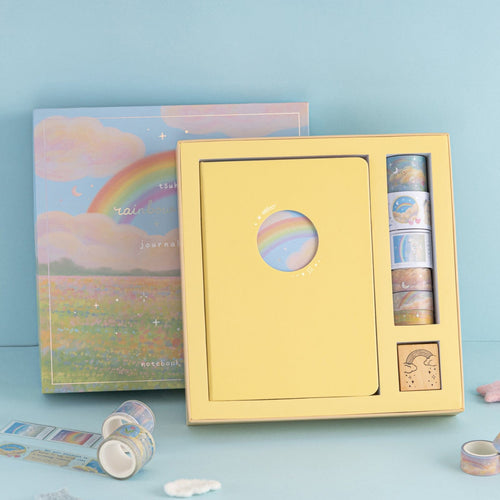 Tsuki ‘Rainbow Wishes’ Limited Edition Holographic Bullet Journal Set ☾