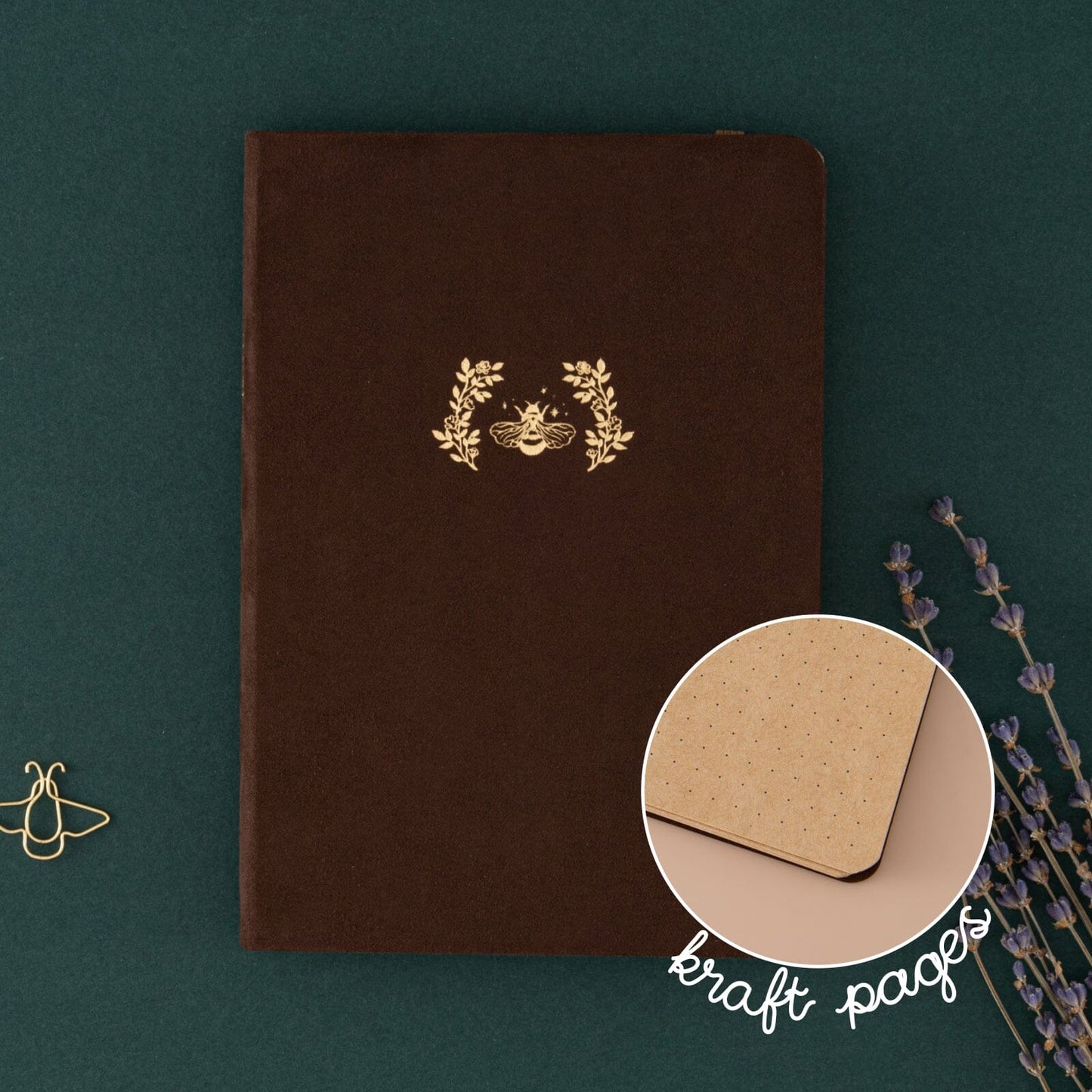 Tsuki ‘Honey Bee’ Kraft Paper Limited Edition Bullet Journal ☾