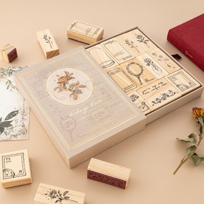 Tsuki ‘Vintage Rose’ #2 Large Stamp Set ☾