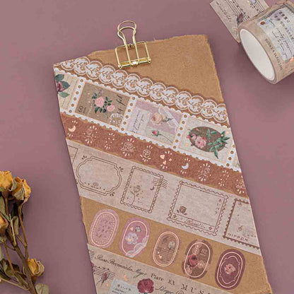 Tsuki ‘Vintage Rose’ Washi Tape Set ☾
