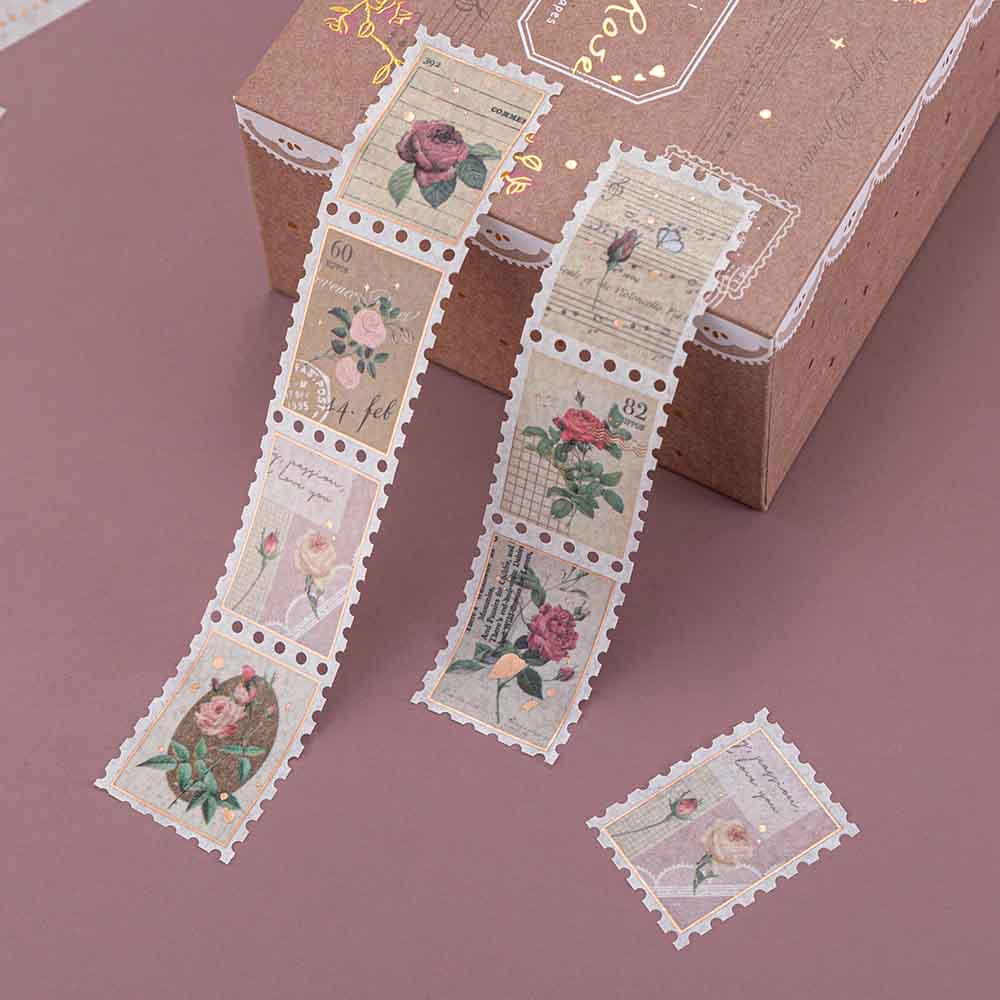 Tsuki ‘Vintage Rose’ Washi Tape Set ☾