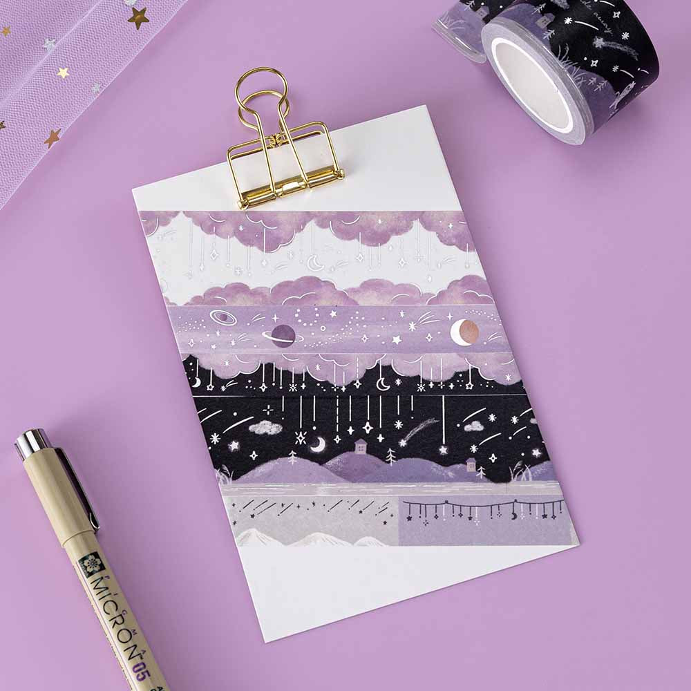 Tsuki ‘Falling Stars’ Washi Tape Set ☾