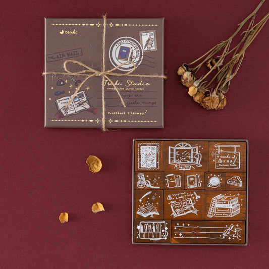Tsuki ‘Tsuki Studio’ Bullet Journal Stamp Set ☾