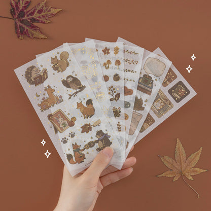 Tsuki ‘Forest Friends’ Sticker Set ☾