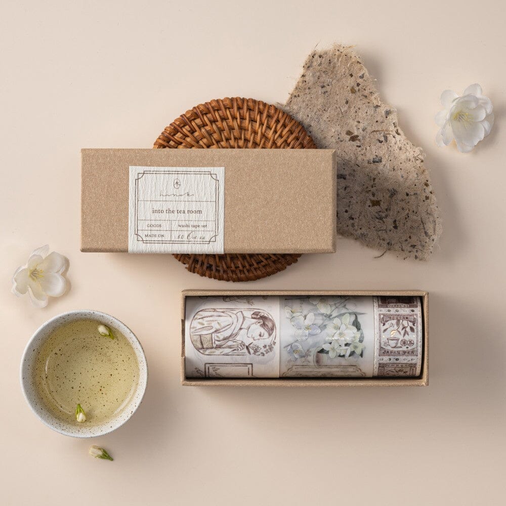 Hinoki - ‘Into the Tea Room’ PET + Washi Tape Set