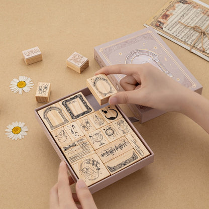 Tsuki ‘Light Academia’ Stamp Set ☾