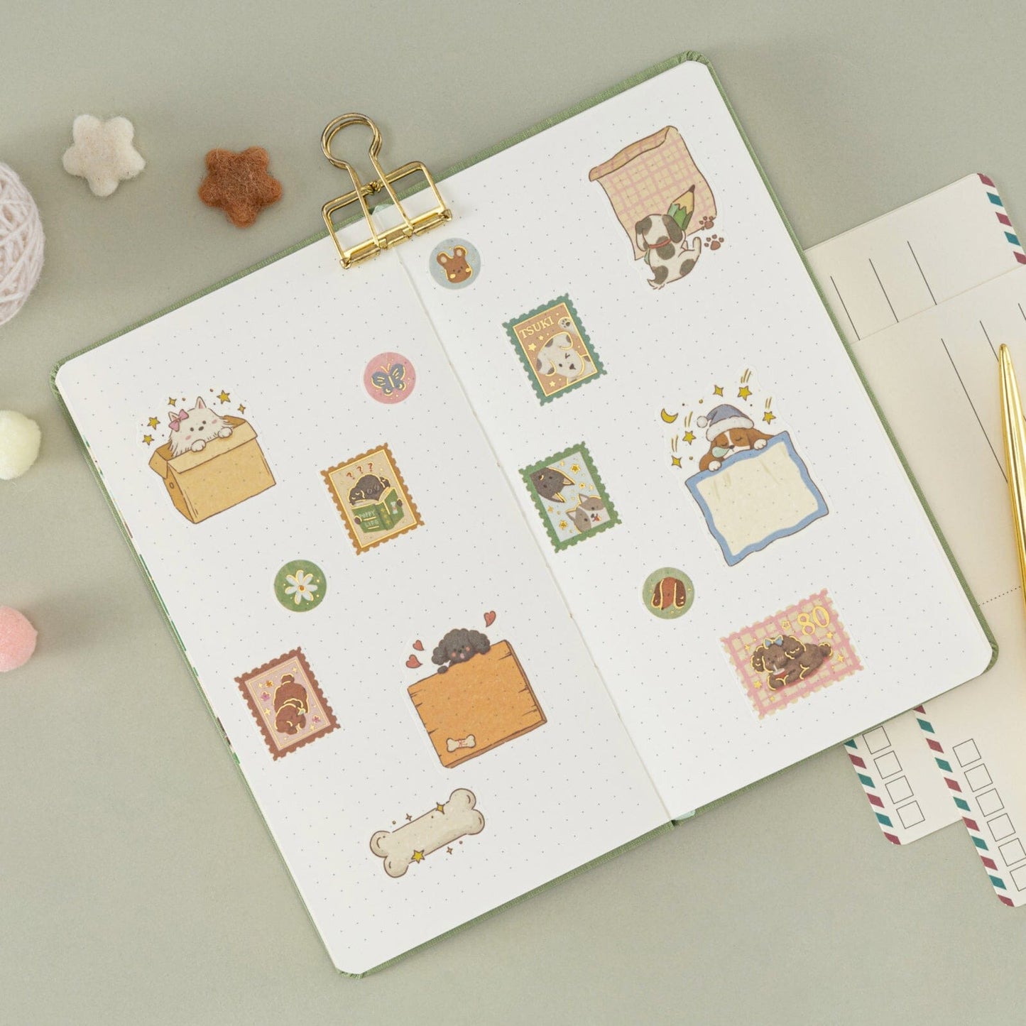 Tsuki ‘Puppy Life’ Sticker Set ☾