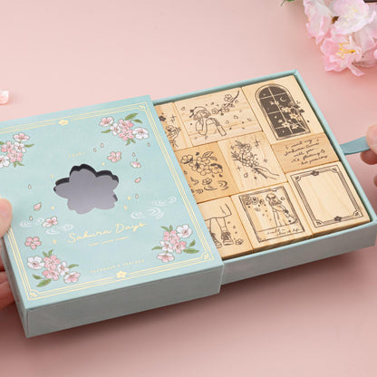 Tsuki ‘Sakura Days’ Bullet Journal Stamp Set ☾
