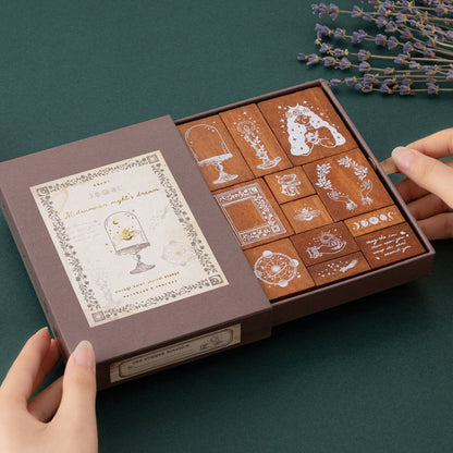 Tsuki ‘Midsummer Night’s Dream’ Bullet Journal Stamp Set ☾