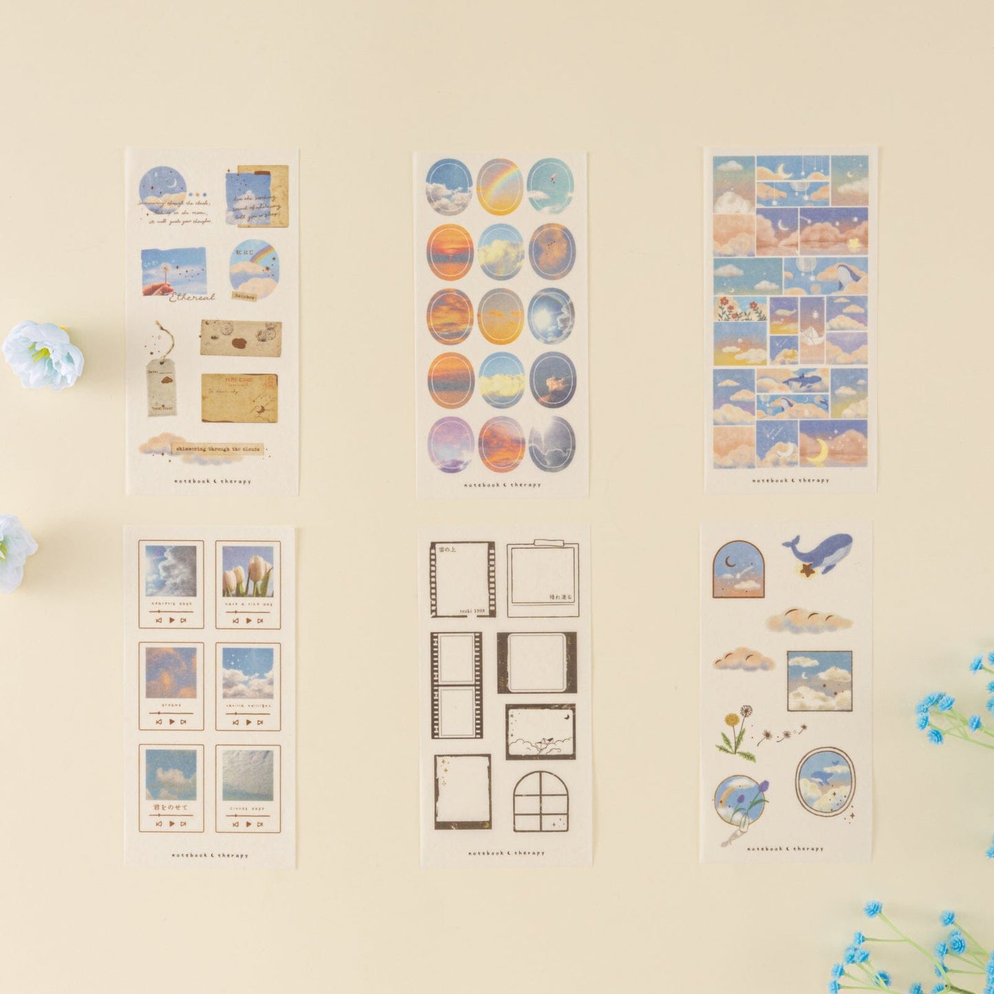 Tsuki ‘Cloud Dreamland’ Sticker Set ☾