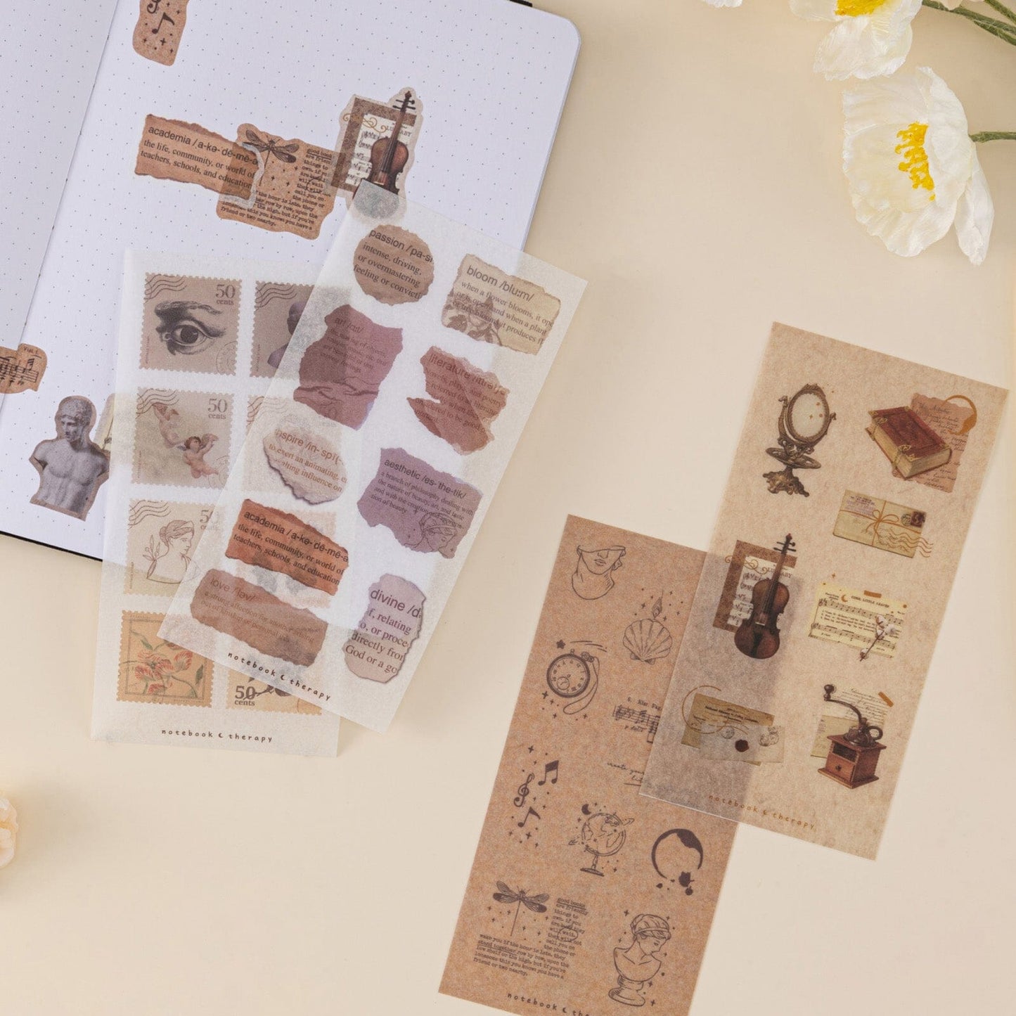 Tsuki ‘Academia’ Sticker Set ☾