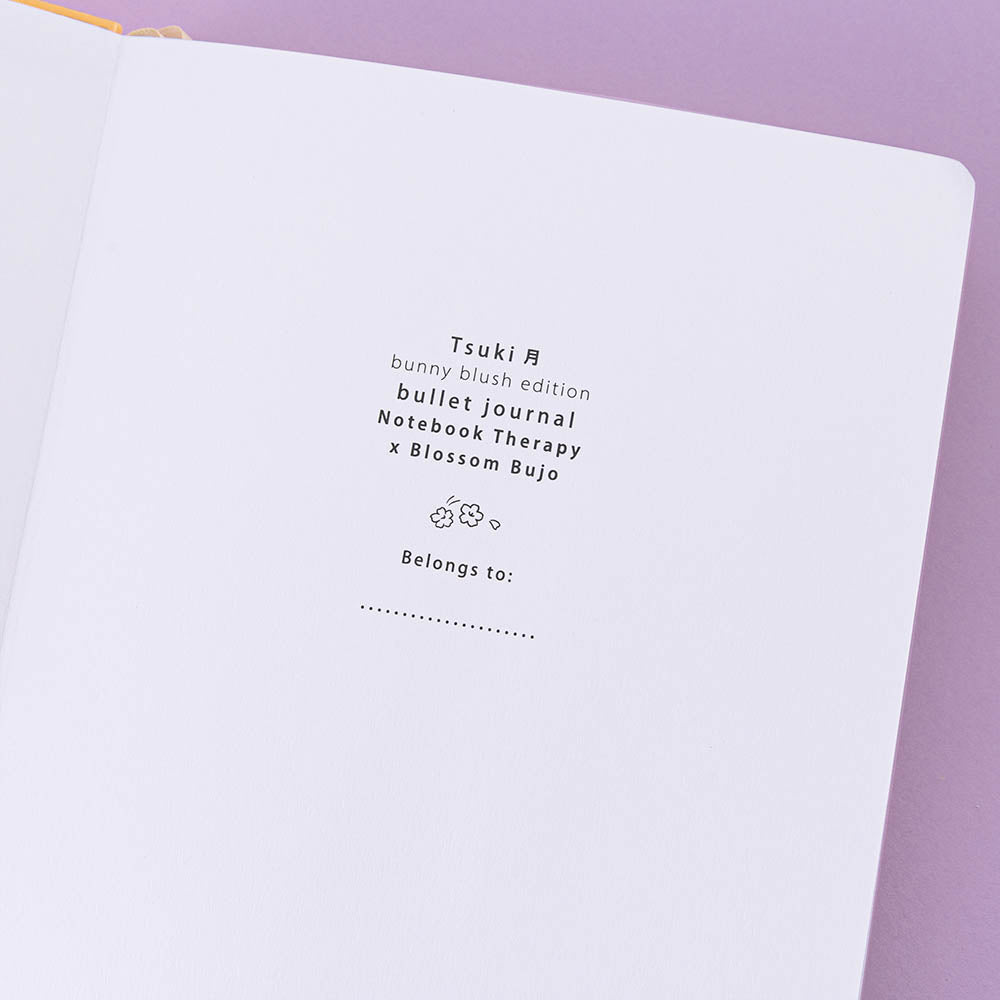 Tsuki ‘Bunny Blush’ Limited Edition Bullet Journal ☾ x @blossom_bujo