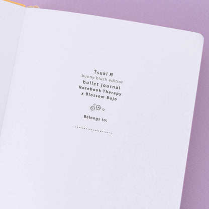 Tsuki ‘Bunny Blush’ Limited Edition Bullet Journal ☾ x @blossom_bujo