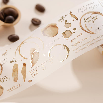 Hinoki - ‘Into the Cafe' PET Decorative Tape Set