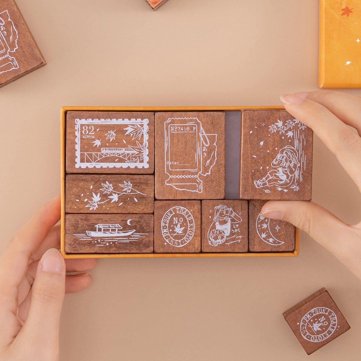 Tsuki ‘Maple Journey’ Bullet Journal Stamp Set ☾