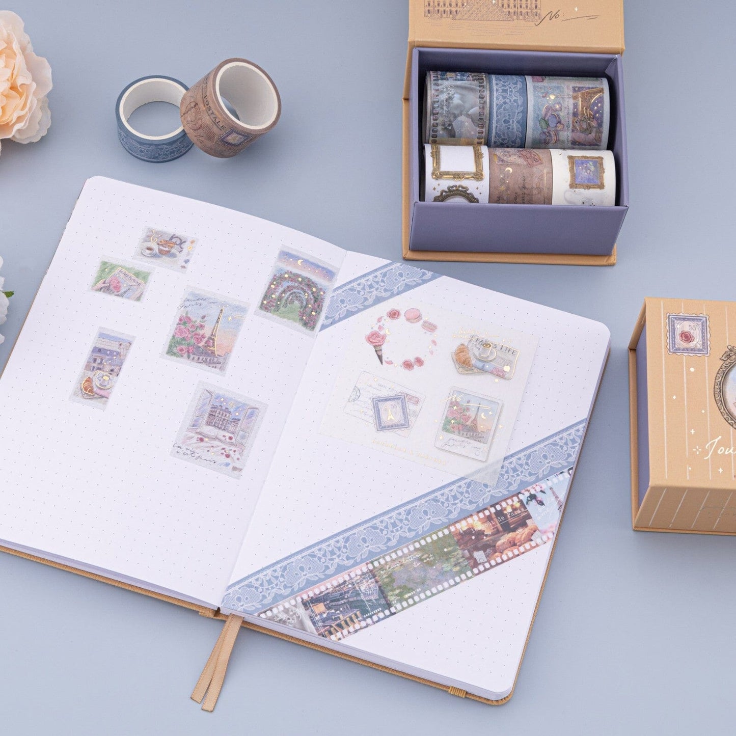 Tsuki ‘Journée à Paris’ Washi Tape Set ☾