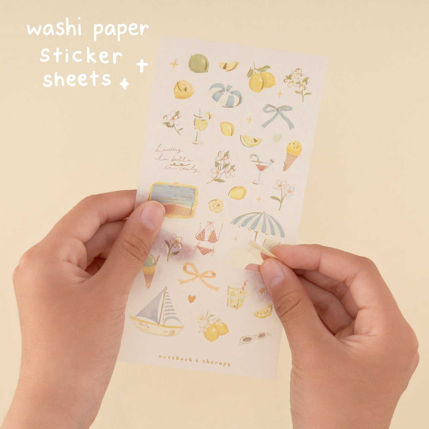 Tsuki ‘Summer in Italy’ Sticker Set ☾