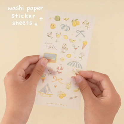 Tsuki ‘Summer in Italy’ Sticker Set ☾