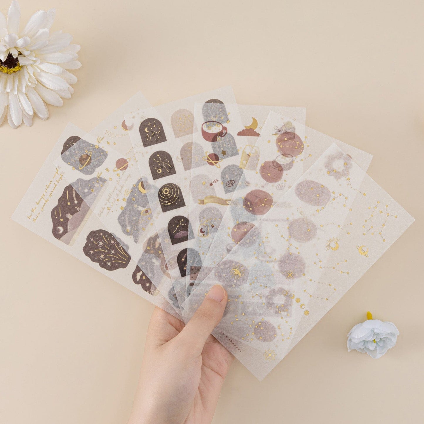 Tsuki ‘Galaxy + Stars’ Sticker Set ☾