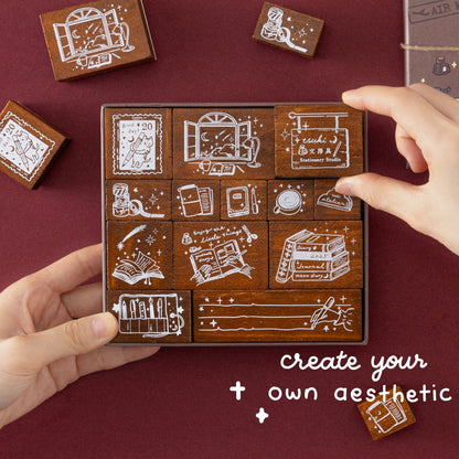 Tsuki ‘Tsuki Studio’ Bullet Journal Stamp Set ☾