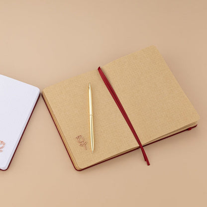 Tsuki ‘Vintage Rose’ Kraft Paper Limited Edition Bullet Journals ☾