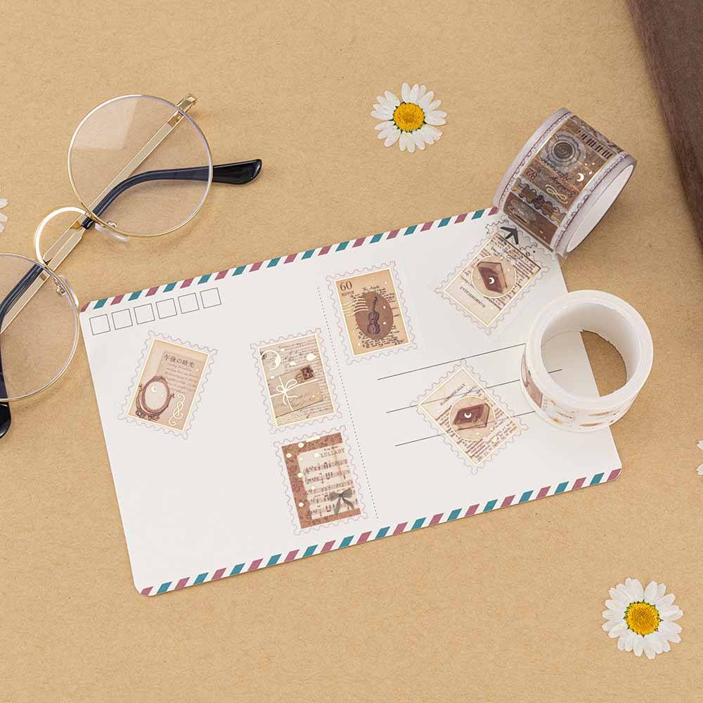 Tsuki ‘Light Academia’ Washi Tape Set ☾