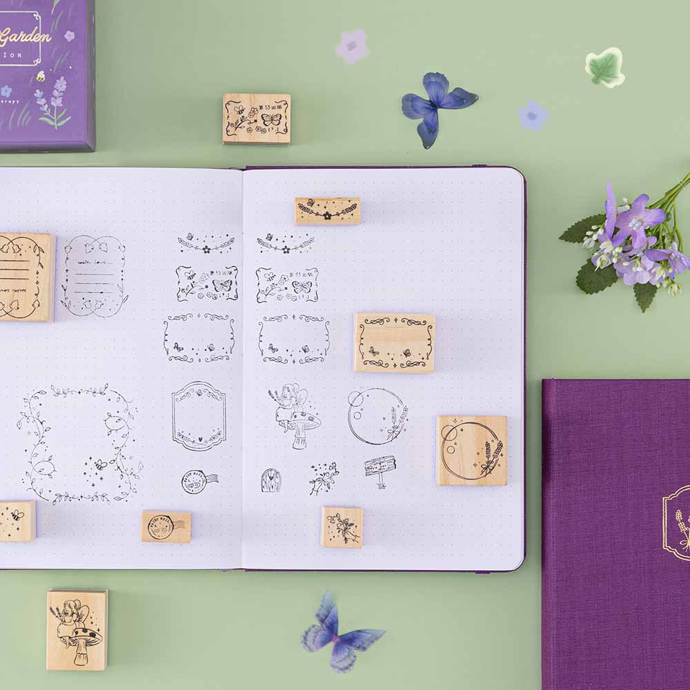 Tsuki ‘Enchanted Garden’ Bullet Journal Stamp Set ☾